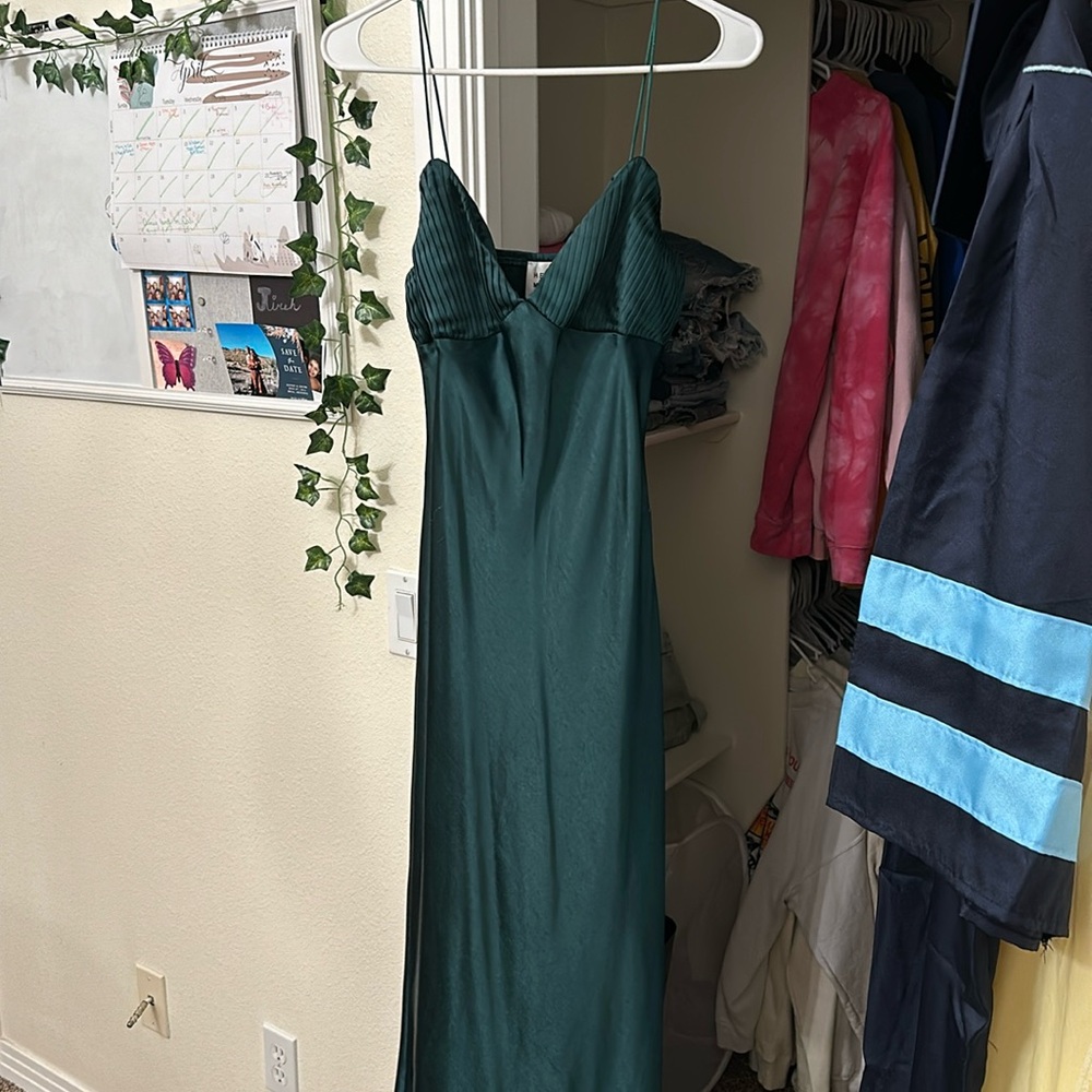 Hello Molly Green Midi Dress Size 8